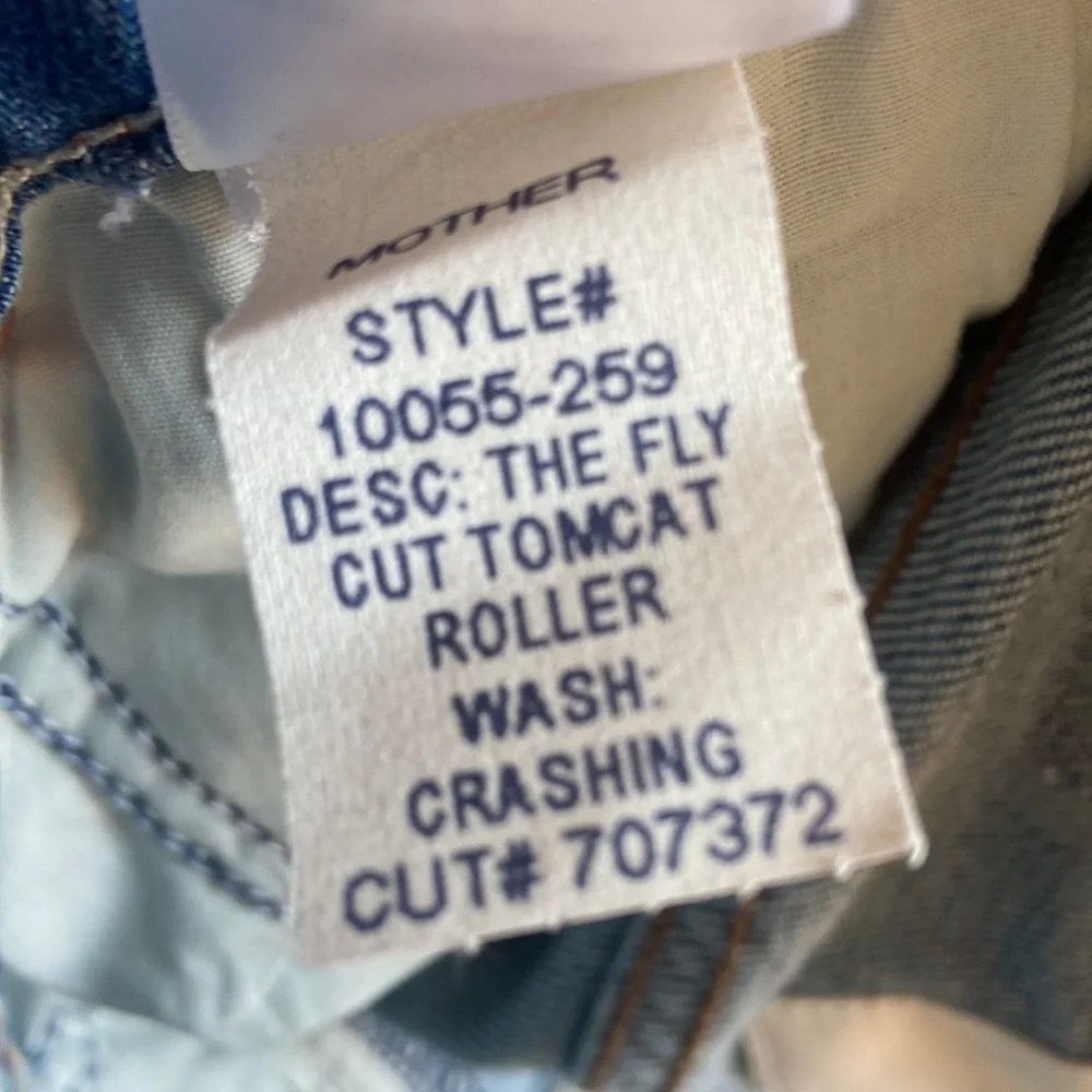 MOTHER The Fly Cut Tomcat Roller Sz 28 - Picture 6 of 10